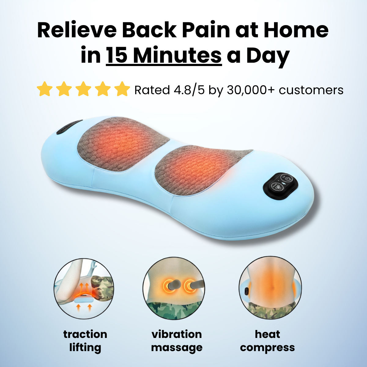 Original Therava 3-in-1 Back Massager my soothe lab Original Therava 3-in-1 Back Massager my soothe lab