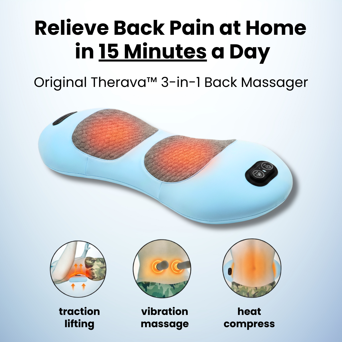 Original Therava™ 3-in-1 Back Massager