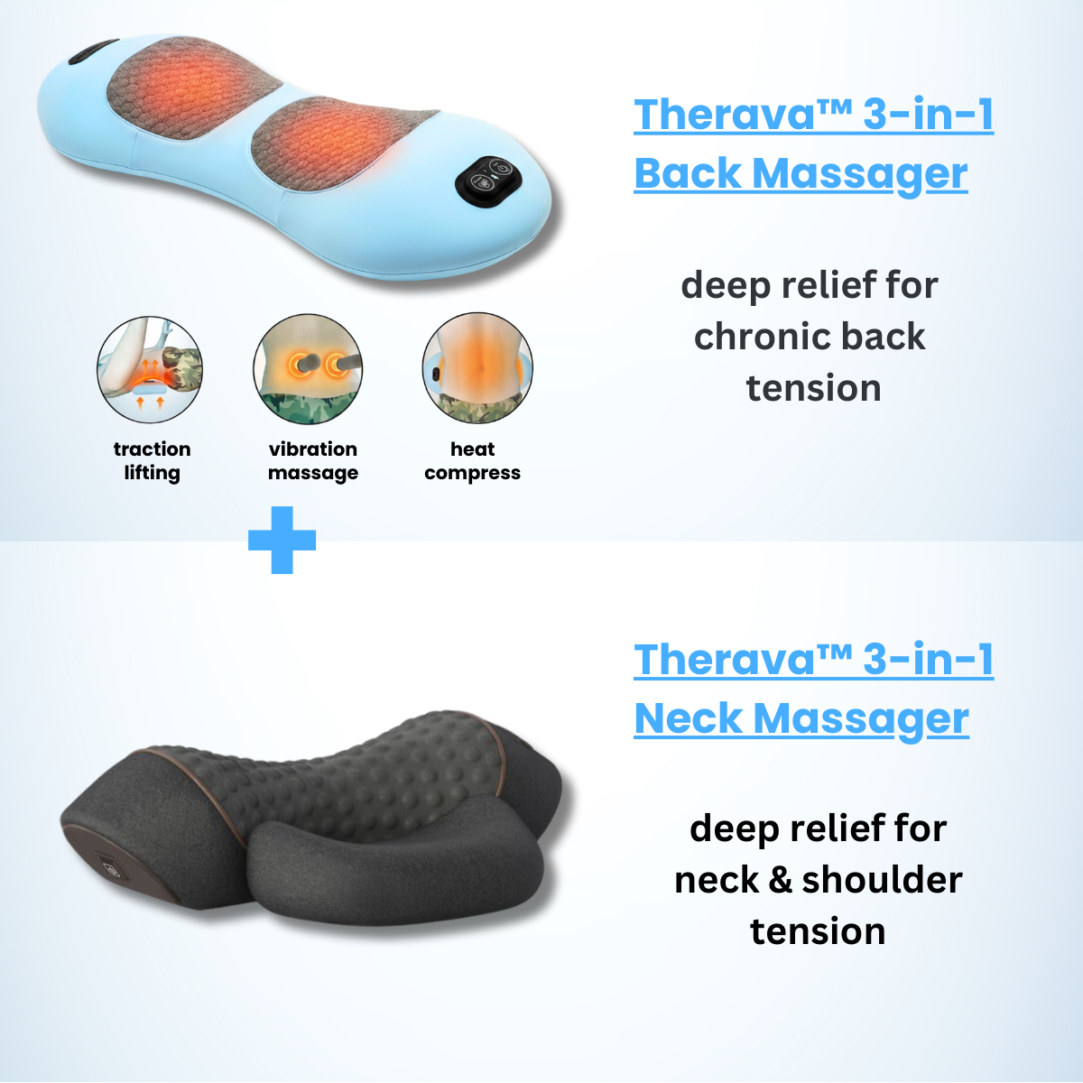 Original Therava™ 3-in-1 Back Massager