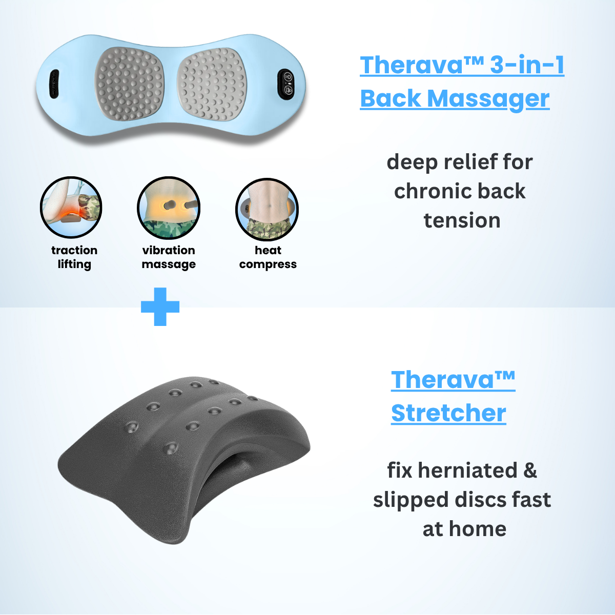Original Therava™ 3-in-1 Back Massager